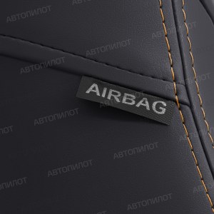 Чехлы из экокожи с ромбом на Audi Q3 (Автопилот)