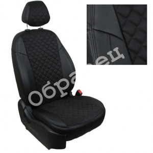 Чехлы с алькантарой ромб на Qashqai j10 (Автопилот)