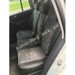 Чехлы с алькантарой для VW Tiguan 2 (Автопилот)