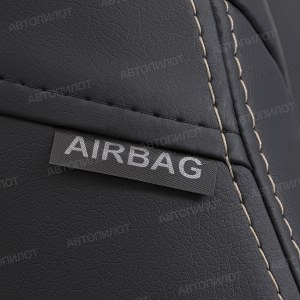 Чехлы с алькантарой ромб для Lancer 10 (Автопилот)