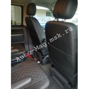 Чехлы из экокожи с ромбом VW Multivan Т6 (Автопилот)