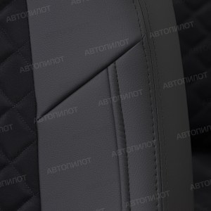 Чехлы с алькантарой ромб Audi Q3 (Автопилот)