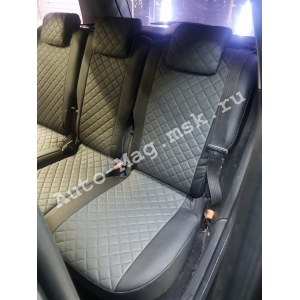 Чехлы из экокожи с ромбом Ford C-Max (Автопилот)