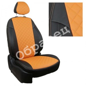 Чехлы из экокожи с ромбом на X-Trail T32 (Автопилот)