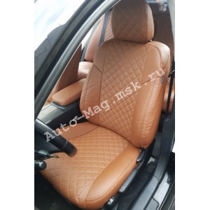 Чехлы из экокожи с ромбом Lexus IS 250 (Автопилот)