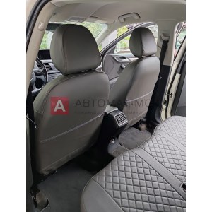 Чехлы из экокожи с ромбом на Audi Q3 (Автопилот)