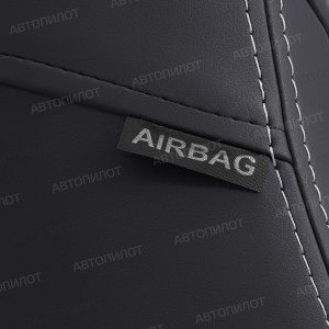 Чехлы из экокожи с ромбом на Audi Q3 (Автопилот)