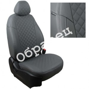 Чехлы из экокожи ромб на KIA Sportage 3 (Автопилот)