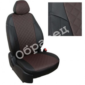 Чехлы из экокожи ромб на KIA Sportage 3 (Автопилот)