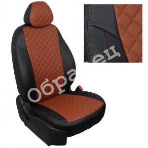 Чехлы из экокожи ромб на KIA Sportage 3 (Автопилот)