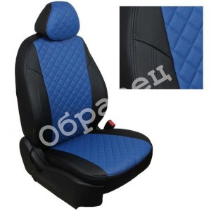 Чехлы из экокожи ромб на KIA Sportage 3 (Автопилот)