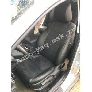 Чехлы с алькантарой на KIA Sportage 3 (Автопилот)