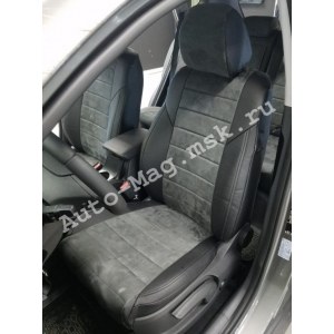 Чехлы с алькантарой на KIA Sportage 3 (Автопилот)