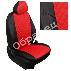 Чехлы с алькантарой ромб на KIA Sportage 3 (Автопилот)