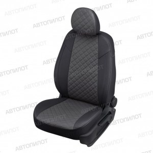 Чехлы из экокожи с ромбом на X-Trail T31 (Автопилот)