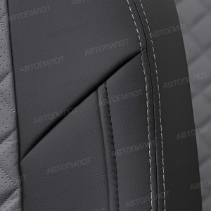 Чехлы из экокожи с ромбом на X-Trail T31 (Автопилот)