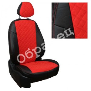 Чехлы с алькантарой ромб на Qashqai j10 (Автопилот)