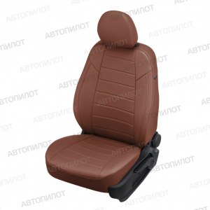 Чехлы из экокожи Renault Logan 2 (Автопилот)