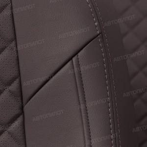 Чехлы из экокожи с ромбом на Актион (Автопилот)