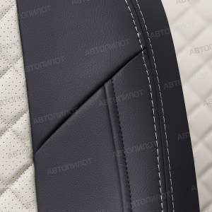 Чехлы из экокожи с ромбом на Актион (Автопилот)