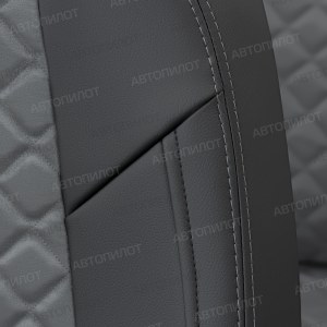 Чехлы c алькантарой ромб на Актион (Автопилот)