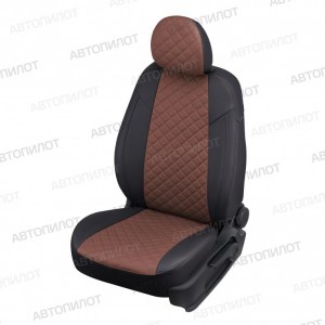 Чехлы из экокожи с ромбом Corolla E150 (Автопилот)