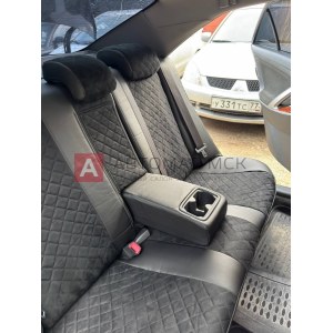 Чехлы с алькантарой ромб Camry XV40 (Автопилот)