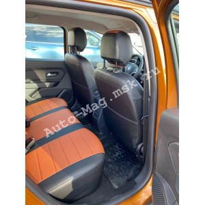 Чехлы из экокожи Renault Duster 2 (Автопилот)