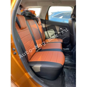 Чехлы из экокожи Renault Duster 2 (Автопилот)