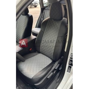 Чехлы из экокожи ромб Haval Jolion (Автопилот)