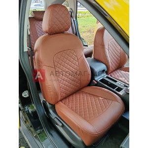 Чехлы из экокожи ромб Haval M6 (Автопилот)