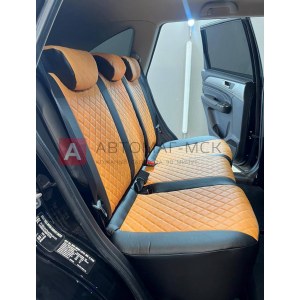 Чехлы из экокожи на Haval Jolion (литой модуль)
