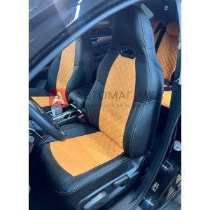 Чехлы из экокожи на Haval M6 (литой модуль)