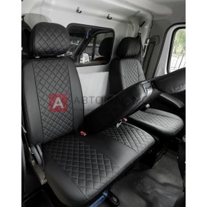 Чехлы из экокожи с ромбом на Soller Atlant (Автопилот)